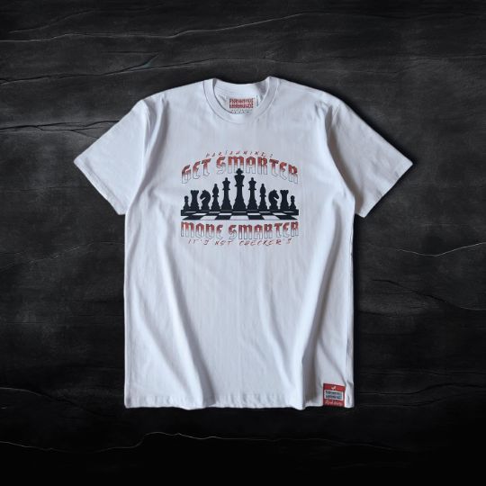 It’s Not Checkers Classic Tee – Essential White