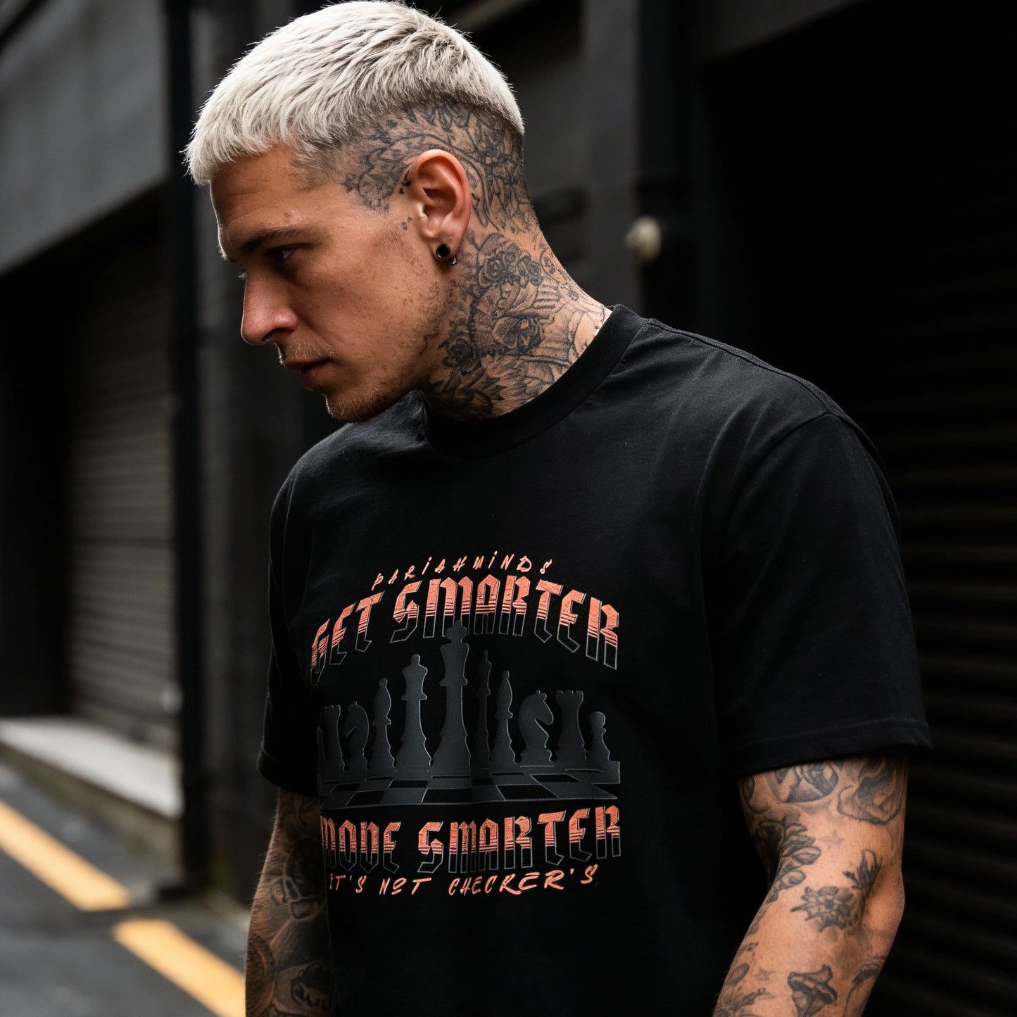 It’s Not Checkers Classic Tee – Obsidian Black